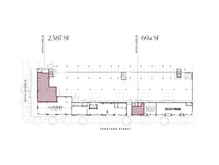 Retail space for Rent at 46th and Tennyson in Denver