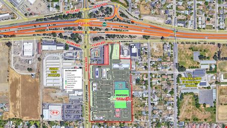 VacantLand space for Rent at New 9.44± ac Vallarta-Anchored Shopping Center For Lease in Visalia