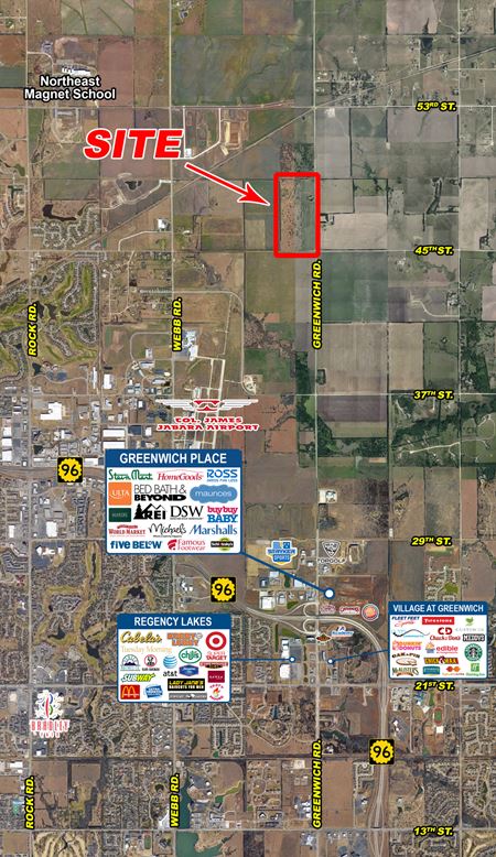 VacantLand space for Sale at 45th & Greenwich in Wichita