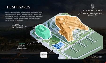 Retail space for Rent at Four Seasons Hotel & Private Residences Jacksonville Development in Jacksonville
