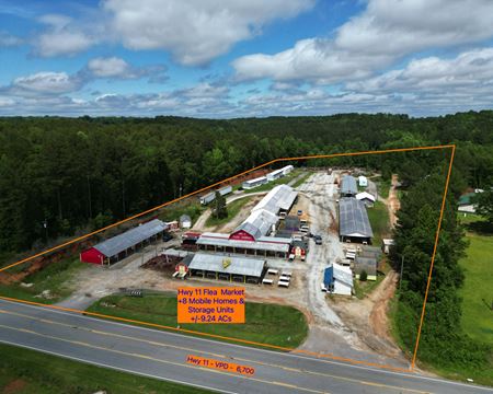Retail space for Sale at Cash Flowing - Mobile Homes/Flea Market/Storage - Hwy 11, SC in Westminster