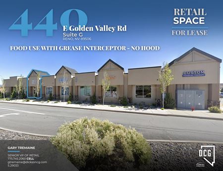 Retail space for Rent at 440 E Golden Valley Rd Suite G in Reno