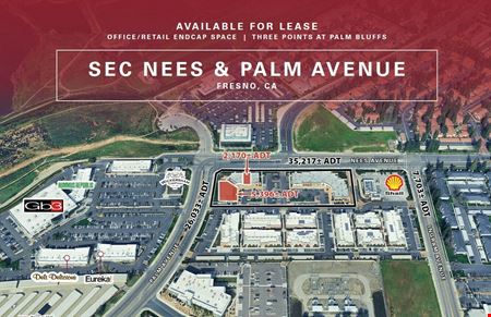 Retail space for Rent at Three Points at Palm Bluffs in Fresno