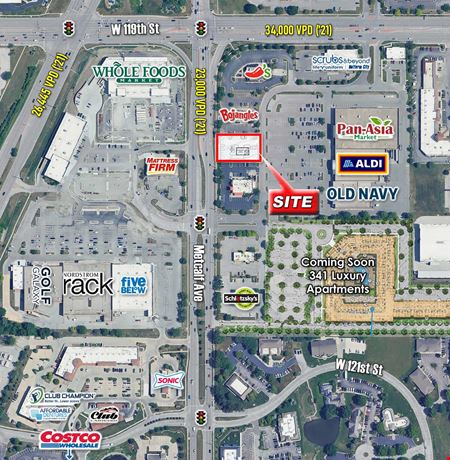 VacantLand space for Rent at NEW 0.55 Acre Pad Site Available | Whole Foods Anchored in Overland Park