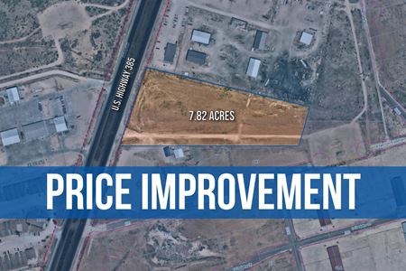 Commercial space at 7.82 Acres with Frontage on U.S. Hwy 385! in Odessa