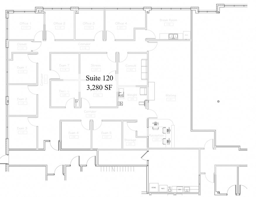 1208 Bldg. | 3,318 SF Class A Office Space in Chattanooga, TN