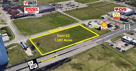 VacantLand space for Sale at 1.6 Acre Pad Site in Houma on LA 3087/Prospect St. in Houma