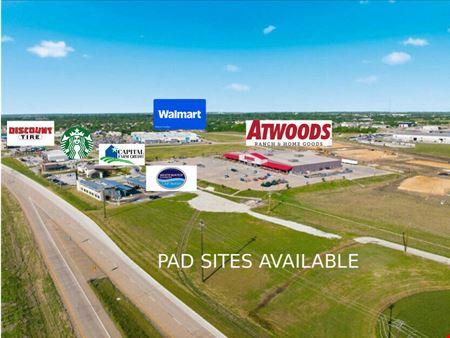 VacantLand space for Sale at Commerce Park Pads in Hewitt