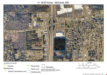 VacantLand space for Sale at 0 Pike Point Place in McComb