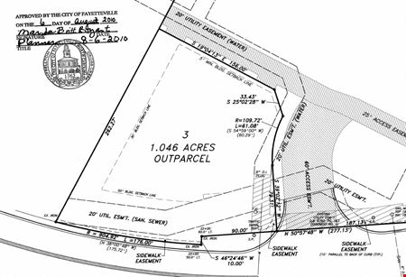 1.05 AC Ground Lease Opportunity in the Cross Creek Mall Area