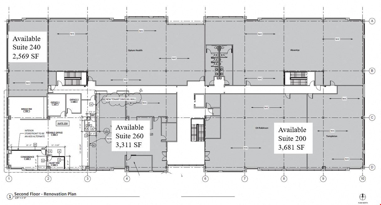 1206 Bldg. | 1,780 - 3,681 SF Class A Office/Medical Space in Chattanooga, TN