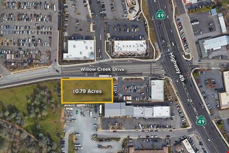 VacantLand space for Rent at SWQ of Willow Creek Dr & Highway 49 in Auburn