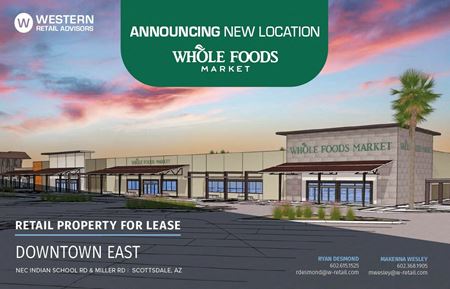 Retail space for Rent at Downtown East - NEC Indian School & Miller Rd in Scottsdale