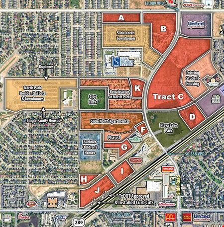 VacantLand space for Sale at North Park Retail Development  |  LUBBOCK, TX in Lubbock