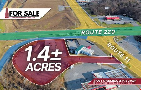 Retail space for Rent at Exit 150 Retail Site in Troutville