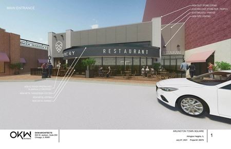 Retail space for Rent at Restaurant Opportunity at Arlington Town Square in Arlington Heights