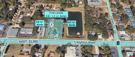 Land space for Rent at 1616 Creighton Road | 0.6-1.3 Acres Ground Lease in Pensacola