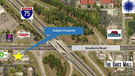 Retail space for Rent at Former Convenience Store for Lease, Prime I-75 and Newberry Road Location in Gainesville