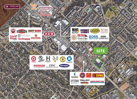 Retail space for Rent at Park Place Plaza in College Station