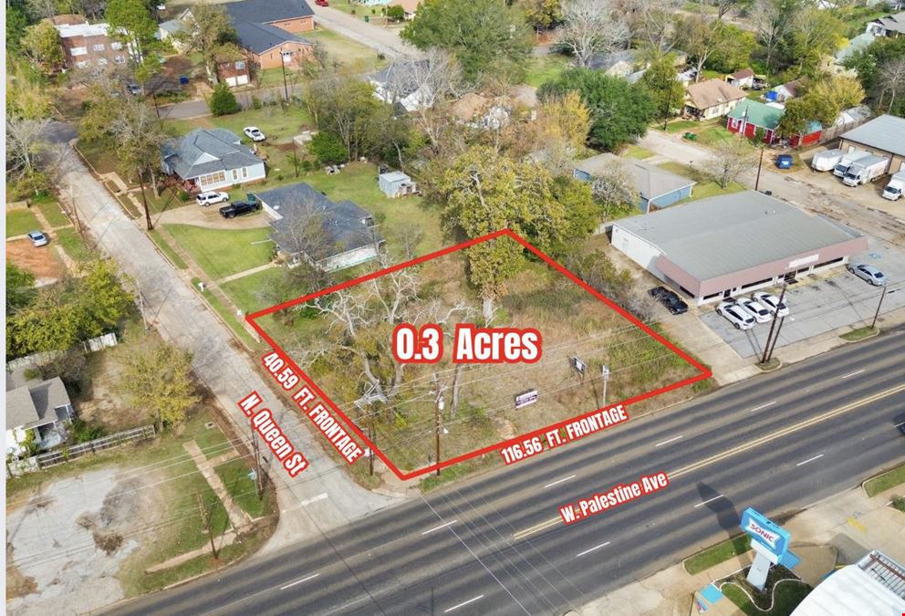 Corner Commercial Lot for Lease | Palestine Ave & Queen St.