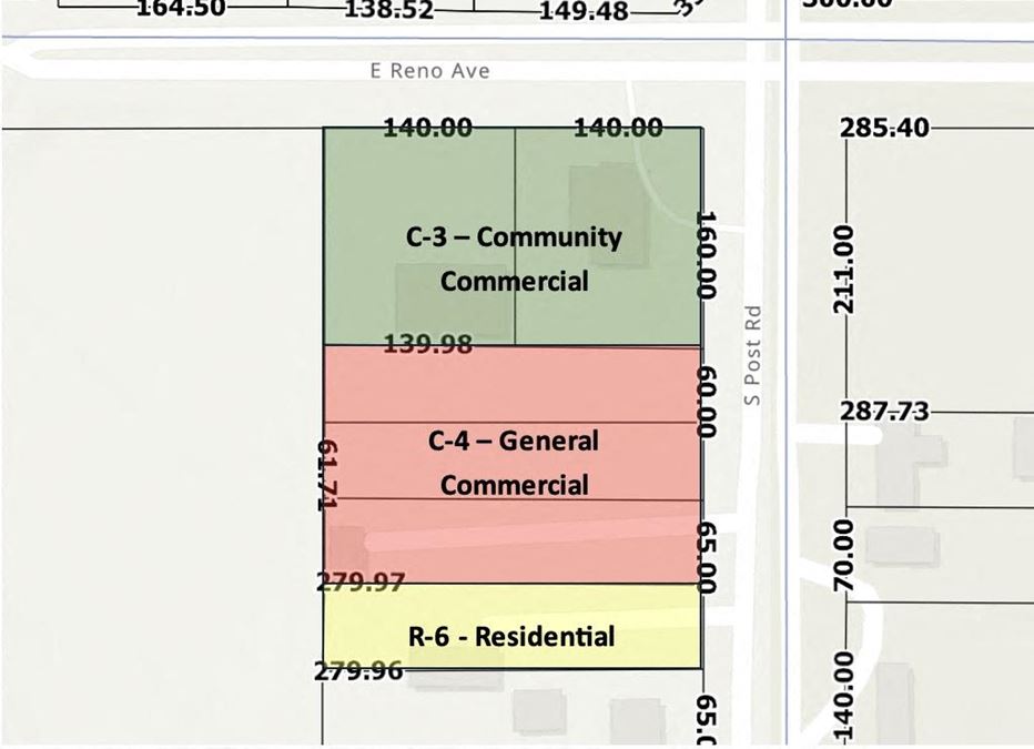 Hard Corner Redevelopment - E Reno Ave & S Post Rd