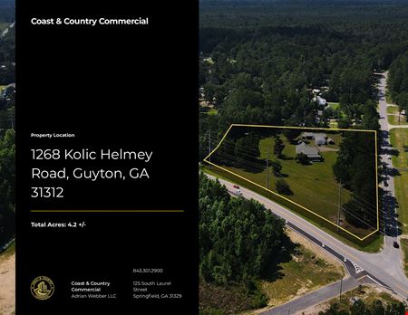 4.2± Acre Corner Redevelopment Opportunity | Highway 30 & Kolic Helmey Road | Effingham County, GA