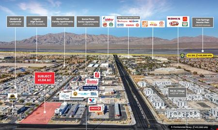 Retail space for Sale at NWC Centennial Pkwy. & N. 5th Street. in North Las Vegas