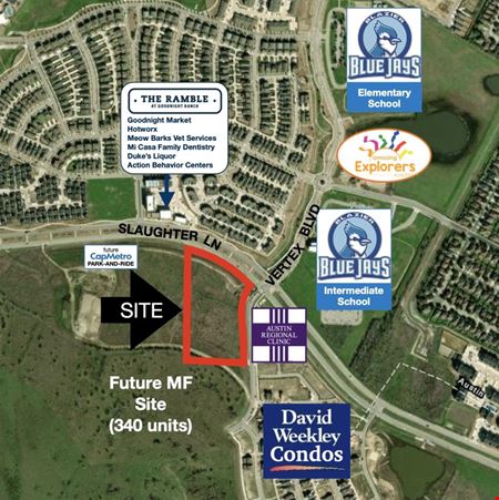 Commercial space at SWC E Slaughter Ln and Vertex Blvd in Austin