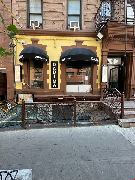 Restaurant space for Rent at 246 east 51 street new york in New York