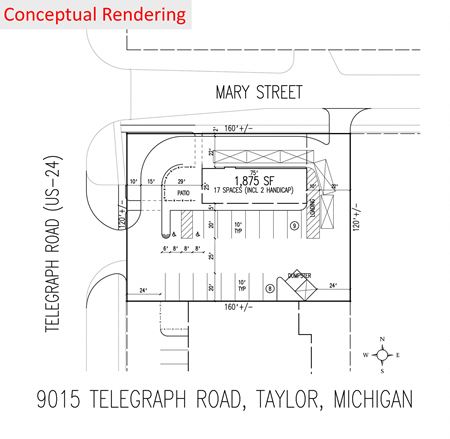 Retail space for Rent at 9015 Telegraph Road in Taylor