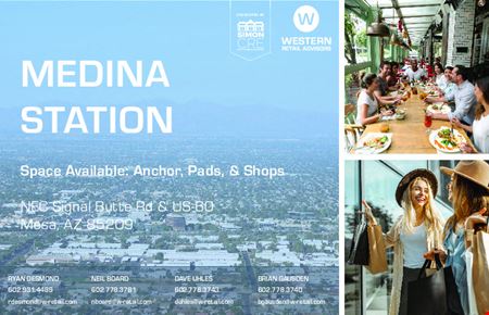 Retail space for Rent at Medina Station in Mesa