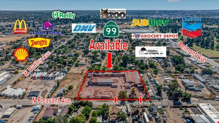 Industrial space for Sale at Open Industrial Buildings on 2.14 AC Fenced Land in Fresno