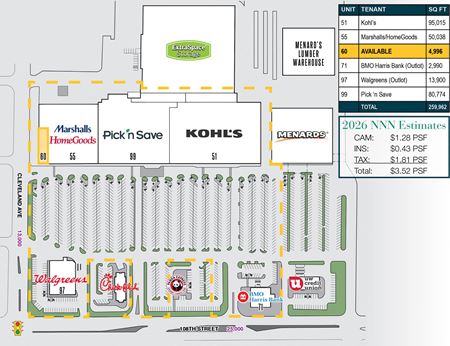 Retail space for Rent at Shoppers World West Allis in West Allis
