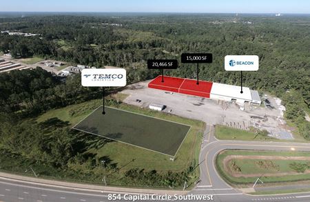 Industrial space for Rent at 854 Capital Circle Southwest in Tallahassee