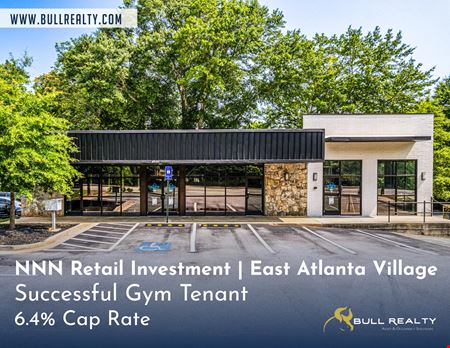 Retail space for Sale at NNN Retail Investment | East Atlanta Village | Successful Gym Tenant | 6.4% Cap Rate in Atlanta