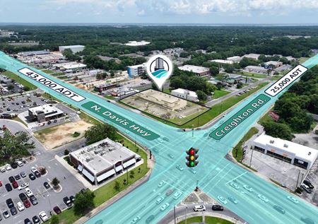 Retail space for Rent at 7000 N Davis Hwy | National Anchored Strip Center in Pensacola