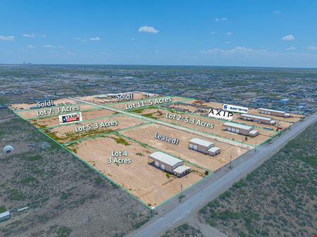 VacantLand space for Rent at Odessa West Industrial Park: 3-5 Acre Lots in Odessa