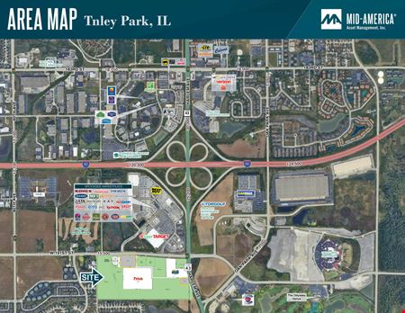VacantLand space for Rent at 191st St. & Harlem Ave in Tinley Park
