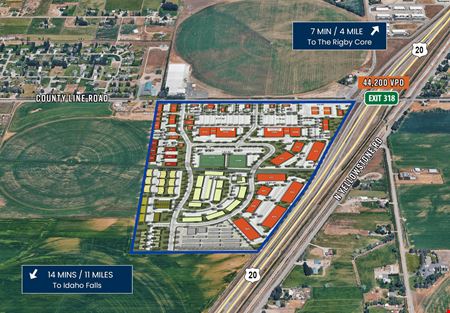 Retail space for Sale at Highway 20 & County Line Road Retail Center in Rigby