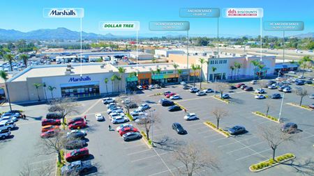 Retail space for Rent at Marshall Plaza in San Bernardino