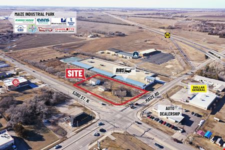 VacantLand space for Sale at REDEVELOPMENT OPPORTUNITY AT SIGNALIZED HARD CORNER in Maize