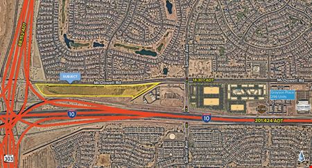 Retail space for Rent at SWC McDowell Rd & Sarival Ave in Goodyear