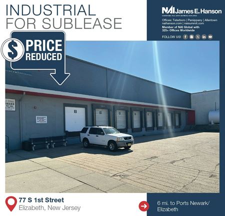Industrial space for Rent at 77 South 1st Street in Elizabeth