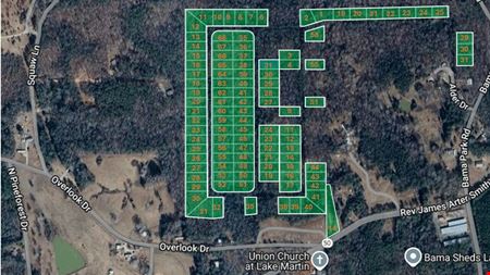 VacantLand space for Sale at Bama Park Subdivision - 106 Lots for Development in Dadeville
