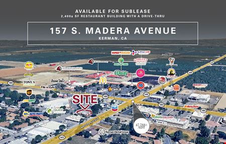 Retail space for Rent at 157 S. Madera in Kerman