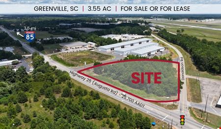 VacantLand space for Rent at 3.55 ac For Sale or For Lease - Greenville, SC in Greenville