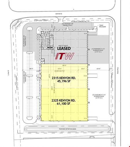 Industrial space for Rent at Blue Heron Business Park in Bartlett