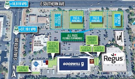 Retail space for Rent at Val Vista Crossings in Mesa