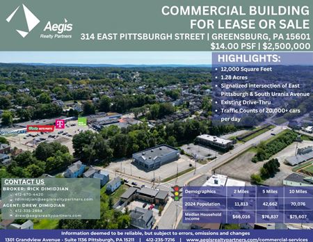 Other space for Sale at 314 E PITTSBURGH STREET in Greensburg