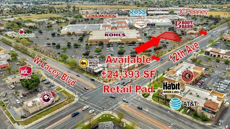 VacantLand space for Sale at Prime Hanford Mall Potential Retail Pad in Hanford